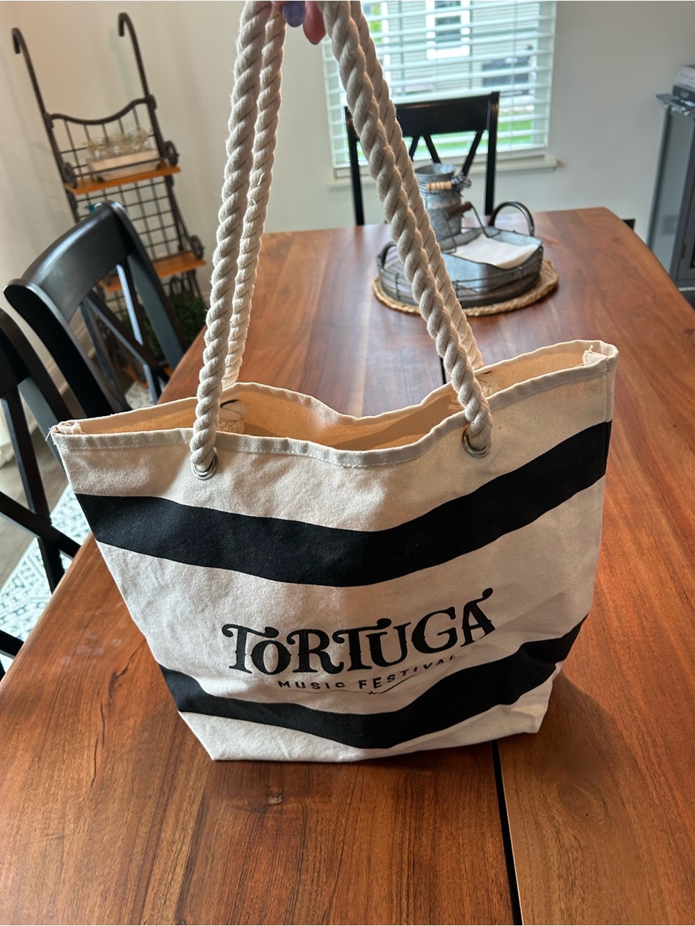 Tortuga music festival tote bag
